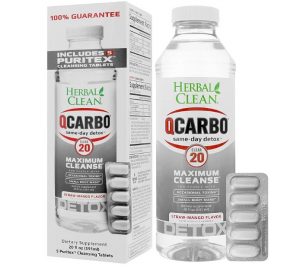 Herbal Clean QCarbo20 Same-Day Premium Detox Kit